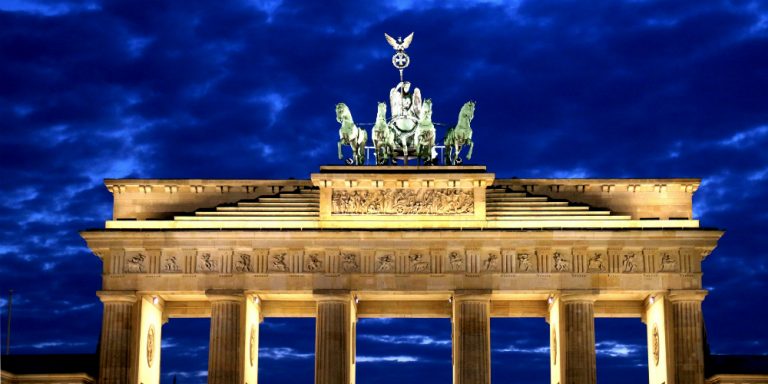 brandenburg gate at night - Travelbound