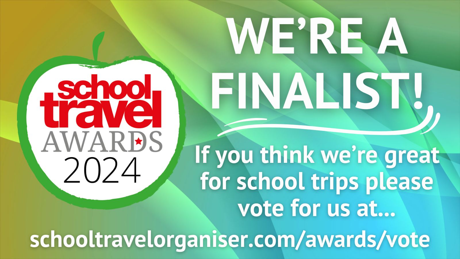 School Travel Awards 2024 Finalist Vote X (Twitter) Post