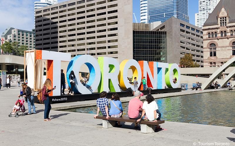 Toronto sign. Photo credit: Tourism Toronto